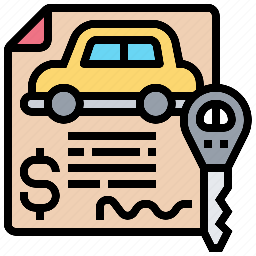 Car, contract, finance, loan, trade icon - Download on Iconfinder