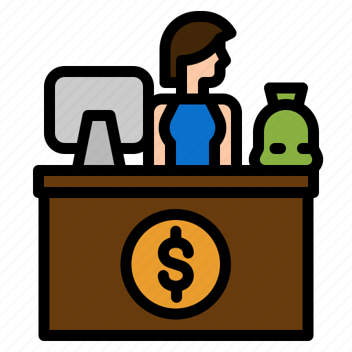 Banking, counter, service, bank, costumer icon - Download on Iconfinder