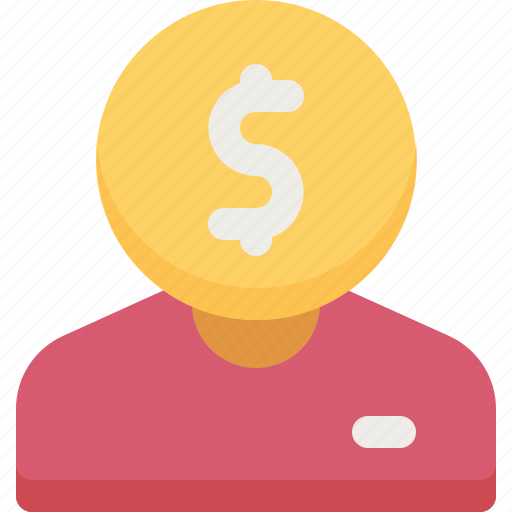 Money, head, businessman, dollar, finance, people, cash icon - Download on Iconfinder