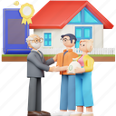 mortgage, housing, loan, contract, agreement, render, illustration, deal, home 