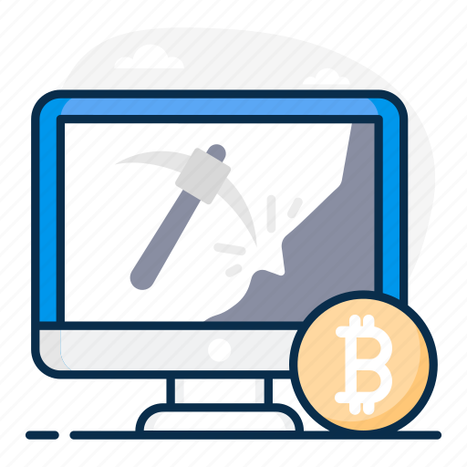 Bitcoin, bitcoin earning, bitcoin mining, blockchain mining, cryptocurrency mining, exploring bitcoin, mining icon - Download on Iconfinder