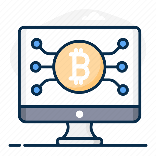 Bitcoin, bitcoin investment, bitcoin network, bitcoin trading, cryptocurrency trading, digital currency, trading icon - Download on Iconfinder