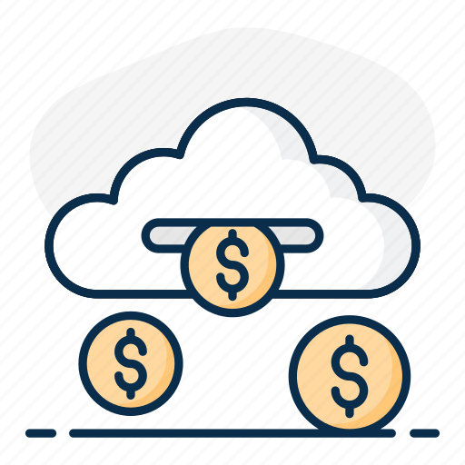 Cloud currency, cloud earnings, cloud finance, cloud investment, cloud money, income, passive icon - Download on Iconfinder
