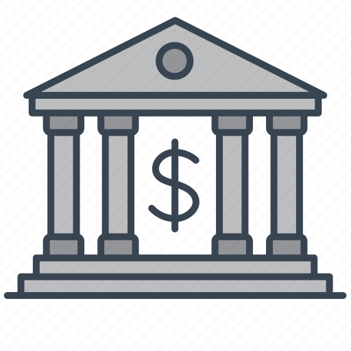 Bank, bank account, banking, building, money, house, dollar icon - Download on Iconfinder