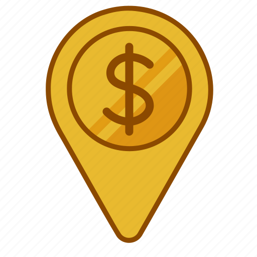 Atm location, bank, location, pin, money, finance, dollar icon - Download on Iconfinder