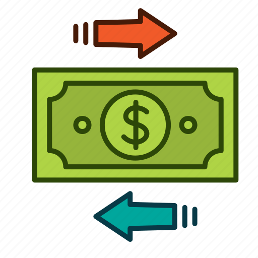 Bill, cash flow, investment, money, finance, currency, dollar icon - Download on Iconfinder