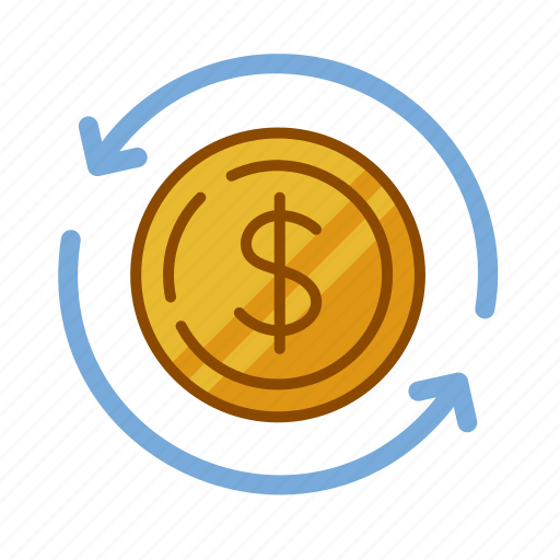 Cash flow, coin, investment, money, dollar, business, finance icon - Download on Iconfinder