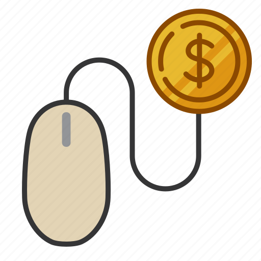 Computational, dollar, finance, mouse, online icon - Download on Iconfinder