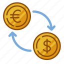 currency, dollar, euro, exchange, cash, business, money