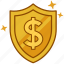 currency, dollar, protection, shield, business, security, payment 