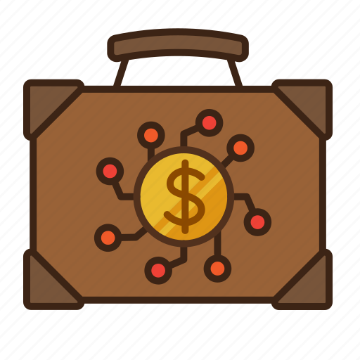 Briefcase, business, cryptocurrency, digital, dollar, money, currency icon - Download on Iconfinder