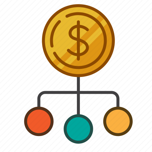 Dollar, finance, hierarchy, networking icon - Download on Iconfinder