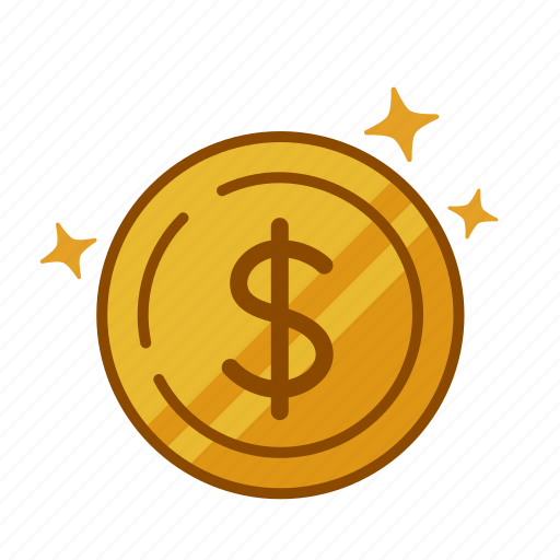 Brilliant, coin, dollar, gold, currency, cash, business icon - Download on Iconfinder