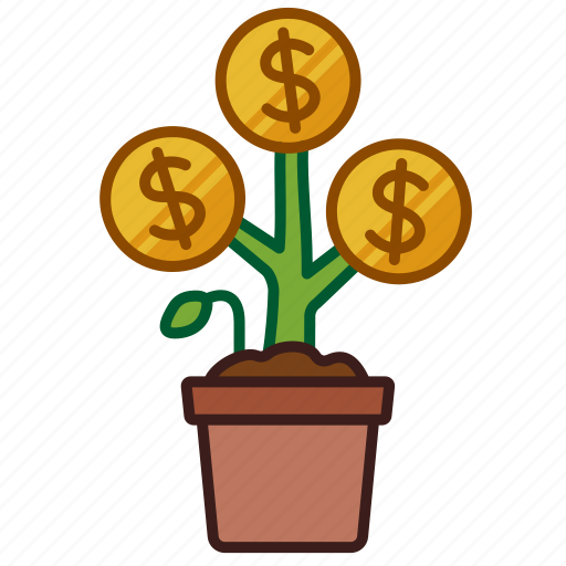 Dollar, growth, increase, money, upgrowth, coin, beneficts icon - Download on Iconfinder