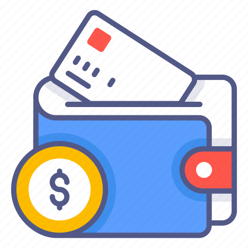Wallet, currency, purse, cash, finance, card, dollar icon - Download on Iconfinder