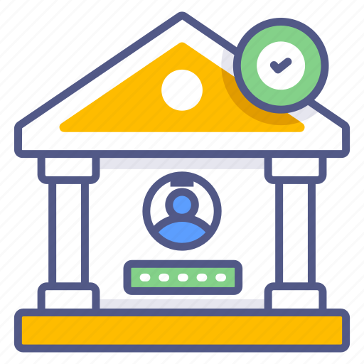 Bank account, bank, business, cash, payment, money, building icon - Download on Iconfinder