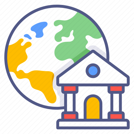 Global banking, banking, financial, business, payment, office, building icon - Download on Iconfinder