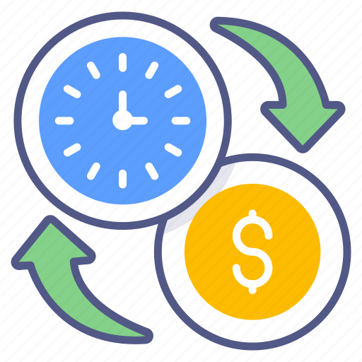 Time is money, clock, deadline, money, time, capitalism icon - Download on Iconfinder