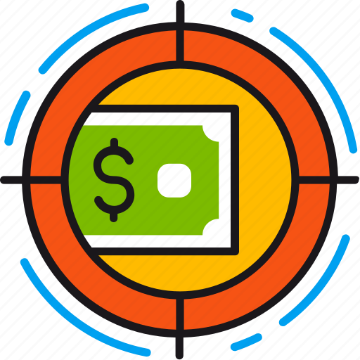 Fund, dollar, target, finance, goal, investment, marketing icon - Download on Iconfinder
