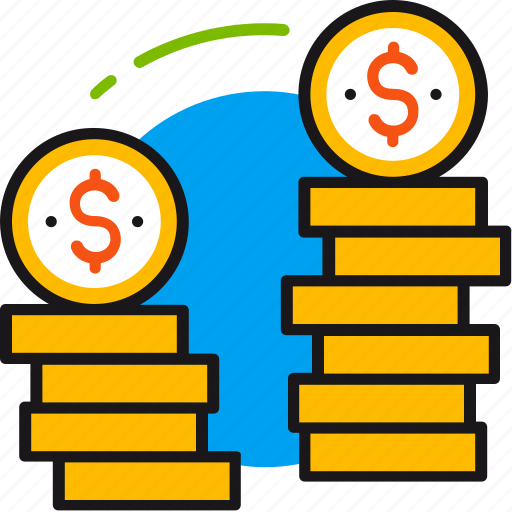 Value, banking, coins, dollar, finance, money, saving icon - Download on Iconfinder