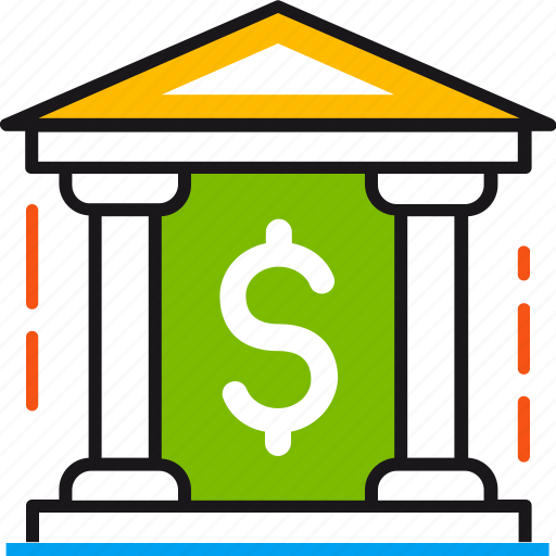 Banking, building, dollar, money, bank, finance, safety icon - Download on Iconfinder
