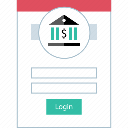Banking, form, login, online icon - Download on Iconfinder