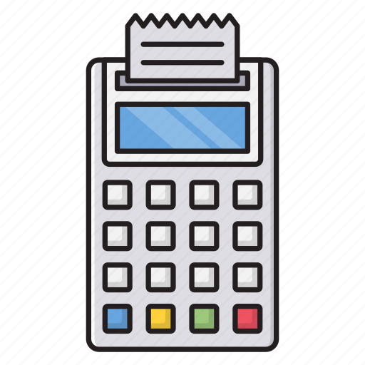 Edc, machine, receipt, shopping, billing icon - Download on Iconfinder