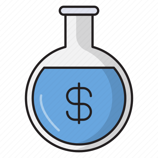 Banking, dollar, finance, currency, beaker icon - Download on Iconfinder