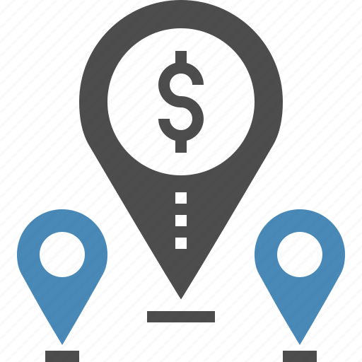 Address, gps, location, map, marker, money, navigation icon - Download on Iconfinder