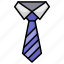 tie, necktie, uniform tie, formal tie, fashion 