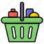 shopping basket, shopping, online store, buy, e commerce 