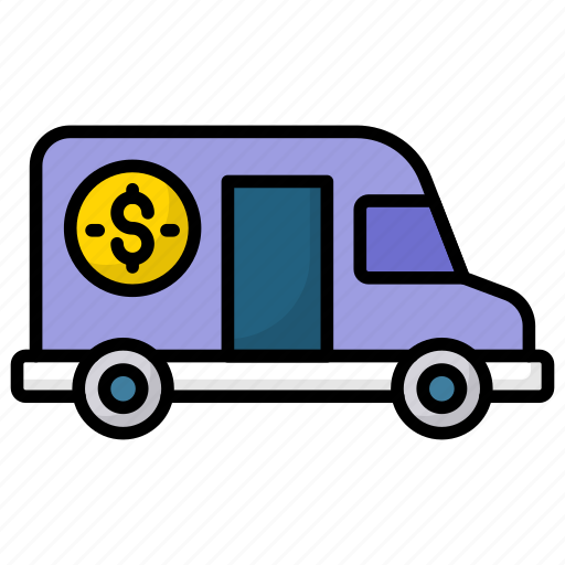 Bank van, van, coach, mini bus, transport icon - Download on Iconfinder