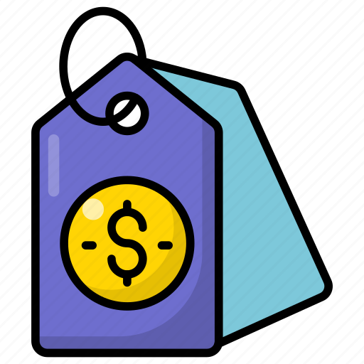 Dollar tag, label, price tag, dollar sign, commercial tag icon - Download on Iconfinder