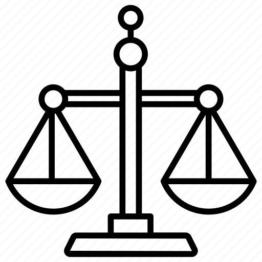 Balance scale, justice scale, law, legal, court icon - Download on Iconfinder