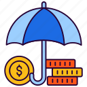 insurance, umbrella, safe investment, money protection, business