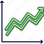 business, chart, graph, green, stocks 
