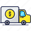 bank, car, cash, transport, vehicle 