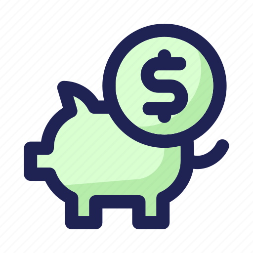 Business, coin, finance, money, pig, savings icon - Download on Iconfinder