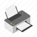 printer, machine, print, electronic, office
