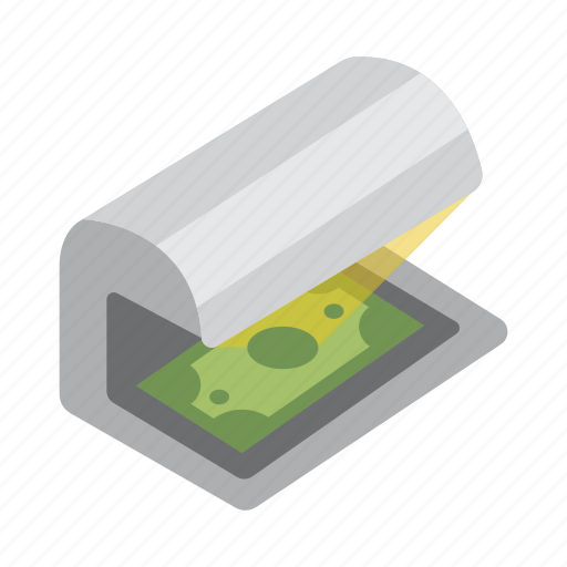 Scanning, banknote, machine, banking, finance icon - Download on Iconfinder