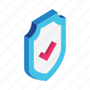 shield, done, secure, badge, security