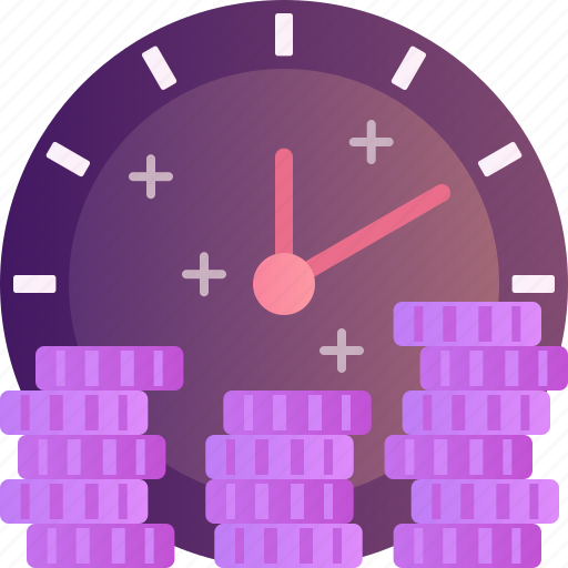 Money, time, cash, clock, coins, finance, profit icon - Download on Iconfinder