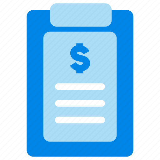 Bank statement, banking, clip board, invoice icon - Download on Iconfinder