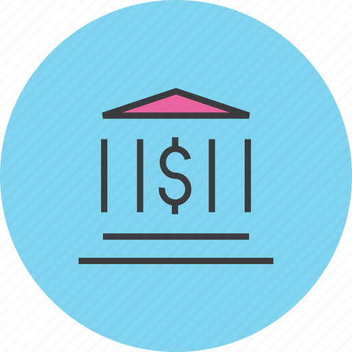 Bank, banking, building, financial, instituition, institute, dollar icon - Download on Iconfinder