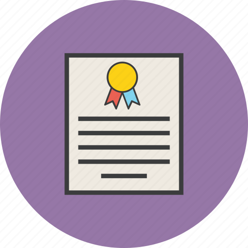 Certificate, declaration, agreement, certification, contract, quality assurance, standard icon - Download on Iconfinder