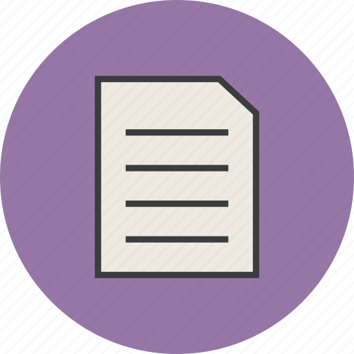 Details, document, file, report, summary, statement, text icon - Download on Iconfinder