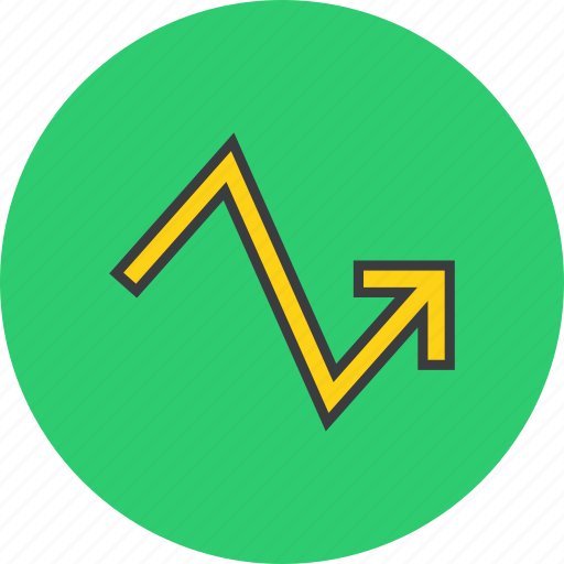 Analysis, arrow, graph, progress, statistics, trade, upward icon - Download on Iconfinder