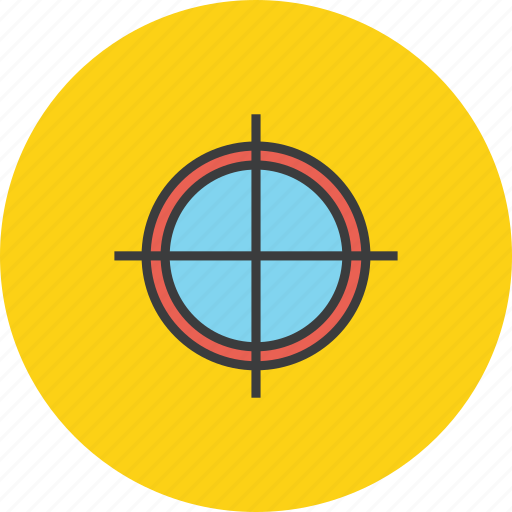 Focus, goal, target, aim, crosshair, hunt, shoot icon - Download on Iconfinder