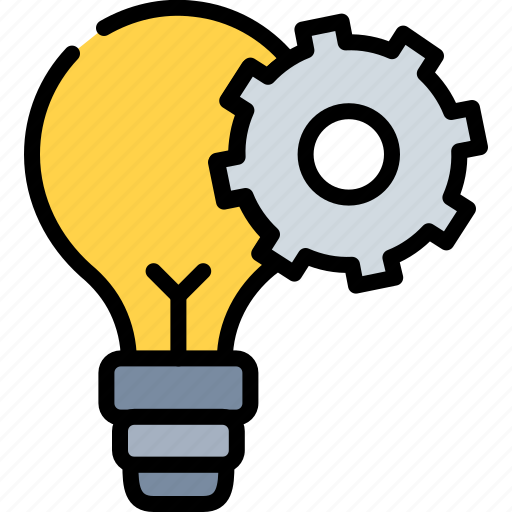 Bulb, business, cog, idea, innovation, light bulb, solutions icon - Download on Iconfinder