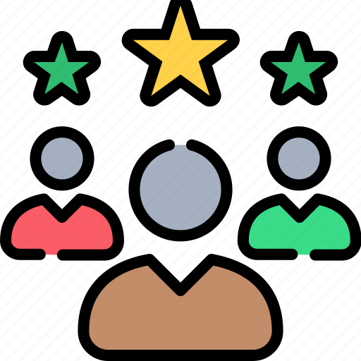 Achievement, employee, progress, promotion, ranking, rating, star icon - Download on Iconfinder